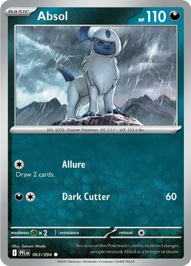 Absol - Pokemon Phantasmal Flames #63