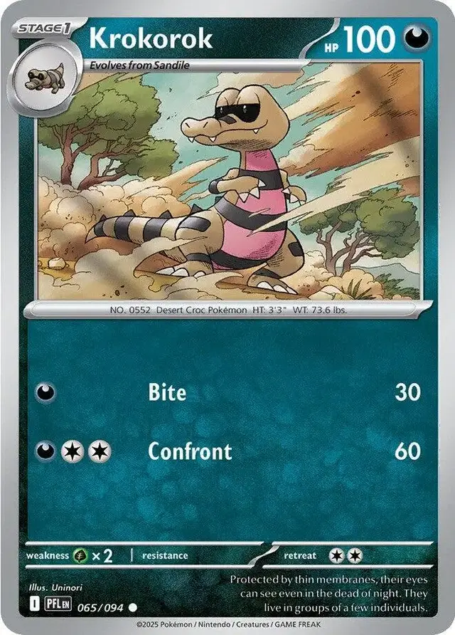 Krokorok - Pokemon Phantasmal Flames #65