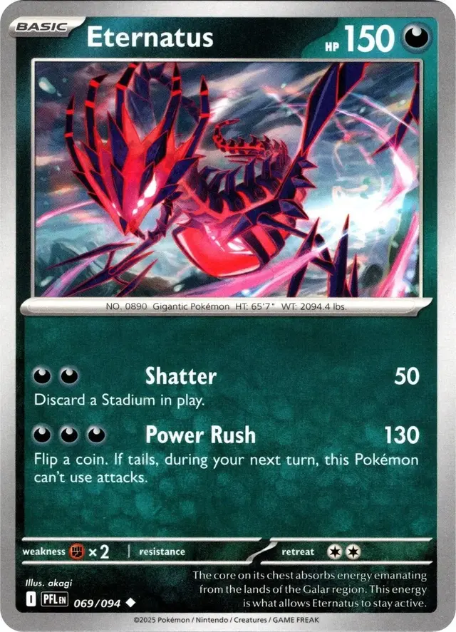 Eternatus - Pokemon Phantasmal Flames #69