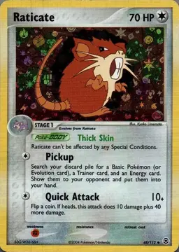 Raticate [Reverse Holo] - Pokemon Fire Red & Leaf Green