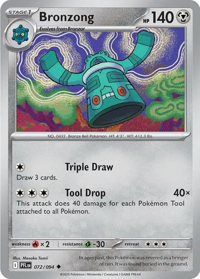 Bronzong - Pokemon Phantasmal Flames #72
