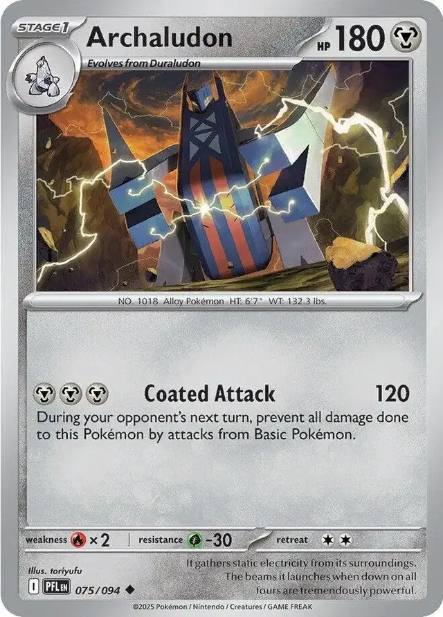 Archaludon - Pokemon Phantasmal Flames #75