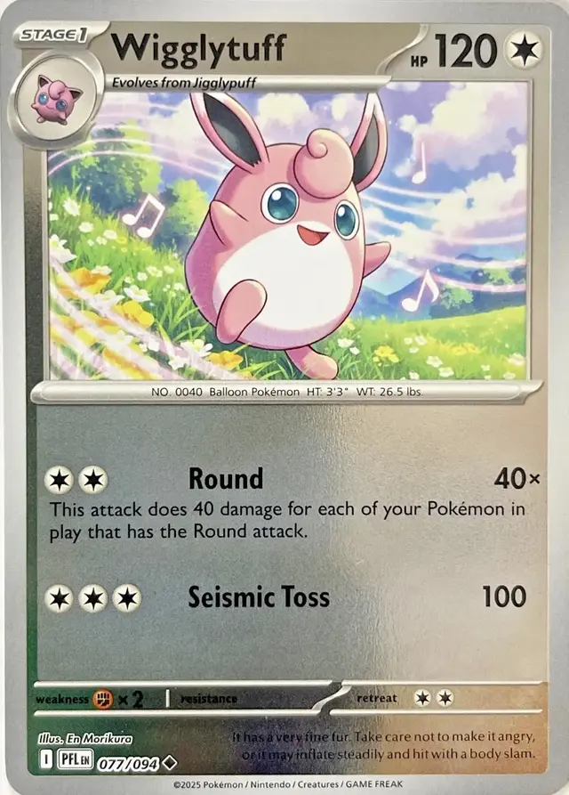 Wigglytuff [Reverse Holo] - Pokemon Phantasmal Flames #77