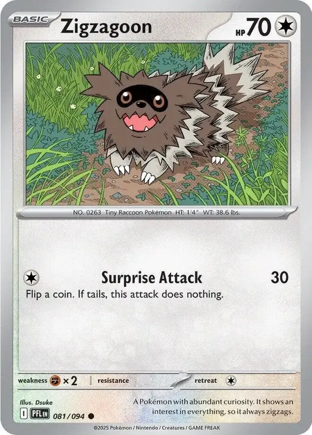 Zigzagoon - Pokemon Phantasmal Flames #81