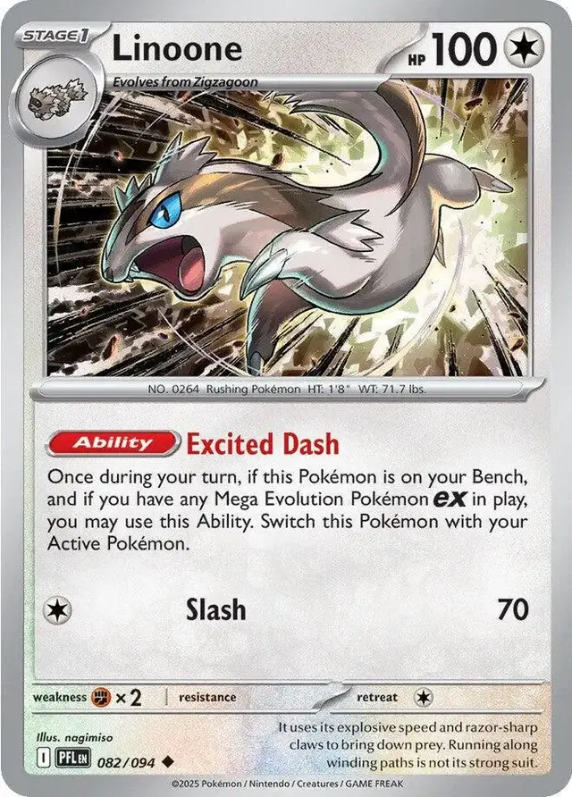 Linoone - Pokemon Phantasmal Flames #82