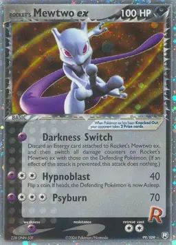 Rocket's Mewtwo EX #99 - Pokemon Team Rocket Returns