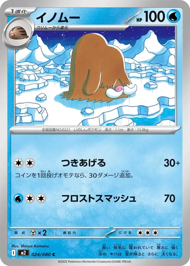 Piloswine - Pokemon Japanese Inferno X #24