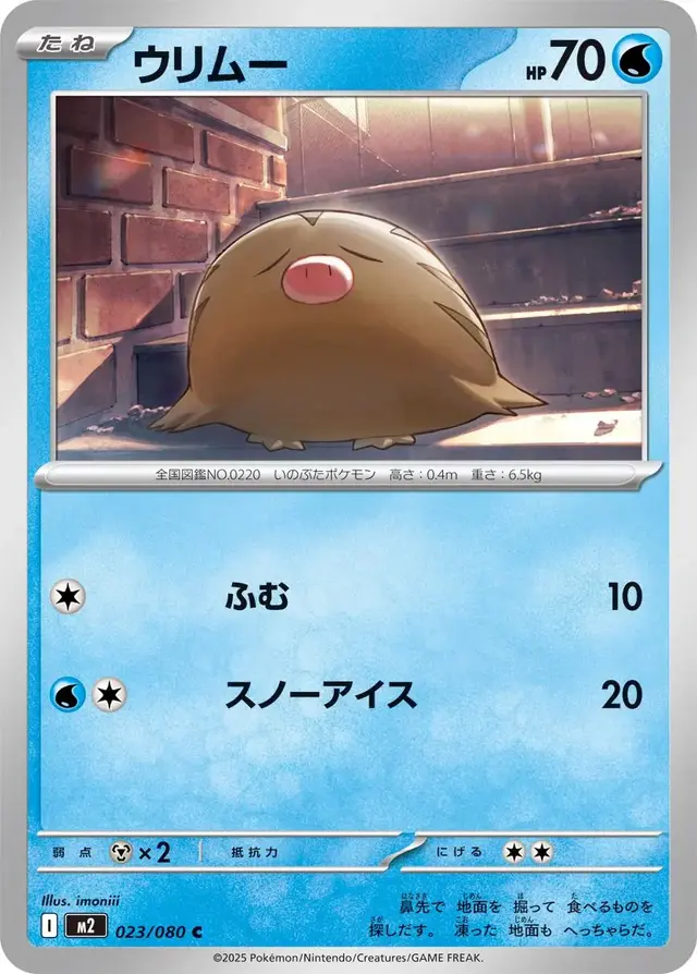 Swinub - Pokemon Japanese Inferno X #23