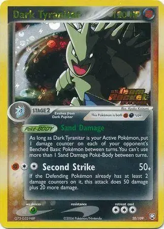 Dark Tyranitar [Reverse Holo] - Pokemon Team Rocket Returns #20