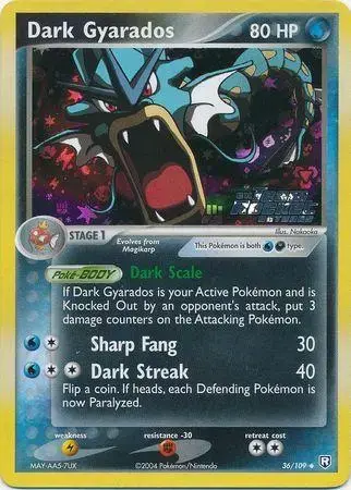Dark Gyarados [Reverse Holo] - Pokemon Team Rocket Returns #36