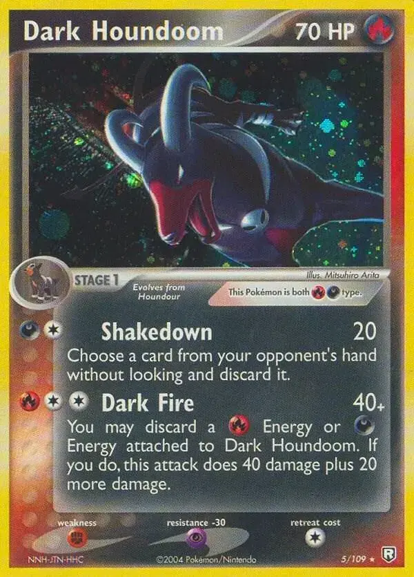 Dark Houndoom - Pokemon Team Rocket Returns #5