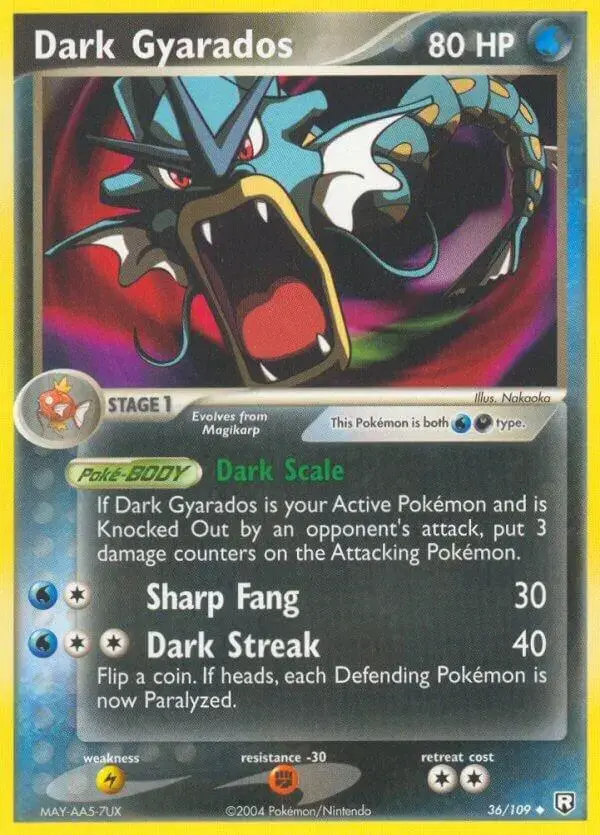 Dark Gyarados - Pokemon Team Rocket Returns #36