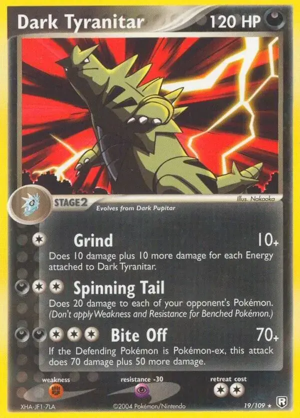Dark Tyranitar - Pokemon Team Rocket Returns #19