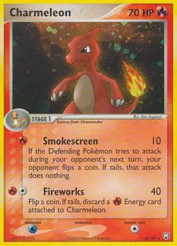 Charmeleon 110 - Pokemon Team Rocket Returns
