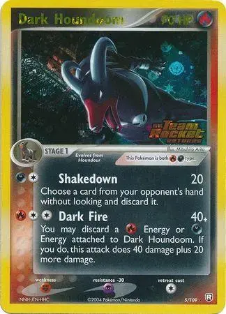 Dark Houndoom [Reverse Holo] - Pokemon Team Rocket Returns #5