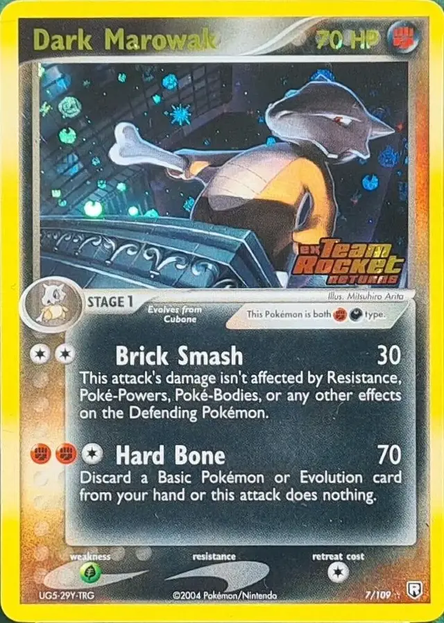 Dark Marowak [Reverse Holo] - Pokemon Team Rocket Returns #7