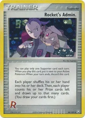 Rocket's Admin [Reverse Holo] - Pokemon Team Rocket Returns #86