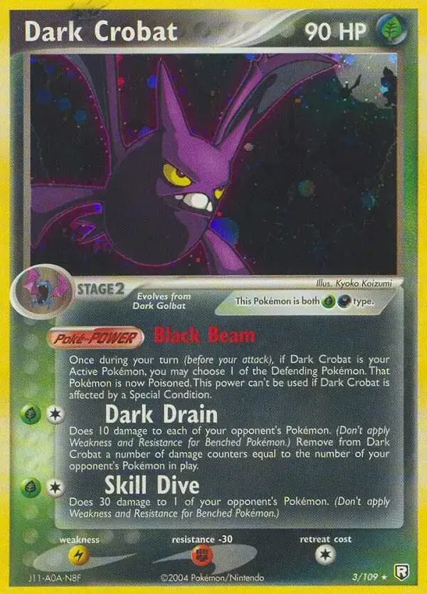 Dark Crobat - Pokemon Team Rocket Returns #3