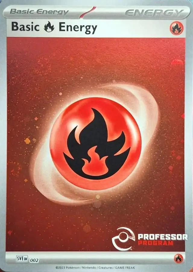 Fire Energy [Professor Program] - Pokemon Scarlet & Violet #2