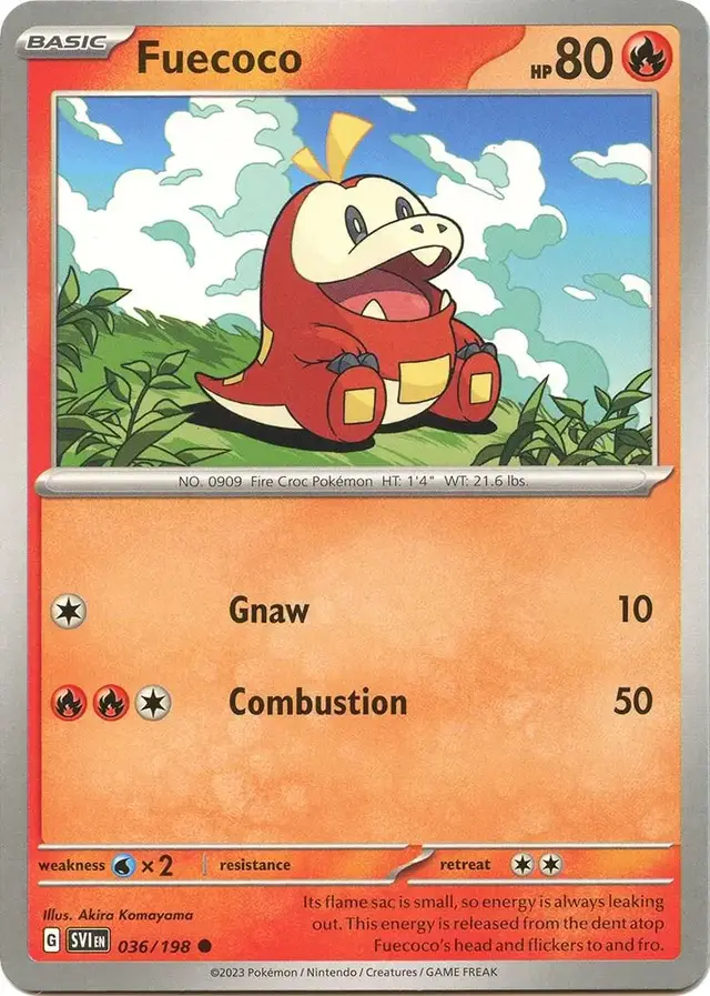 Fuecoco - Pokemon Scarlet & Violet #36