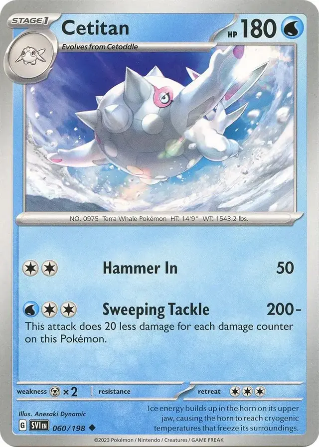 Cetitan - Pokemon Scarlet & Violet #60