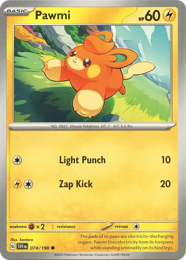 Pawmi - Pokemon Scarlet & Violet #74
