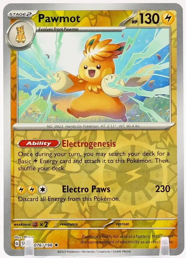 Pawmot [Reverse Holo] - Pokemon Scarlet & Violet #76