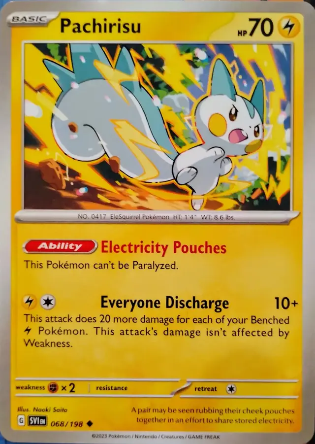 Pachirisu - Pokemon Scarlet & Violet #68