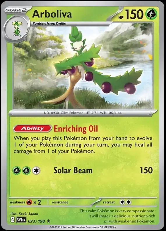Arboliva - Pokemon Scarlet & Violet #23