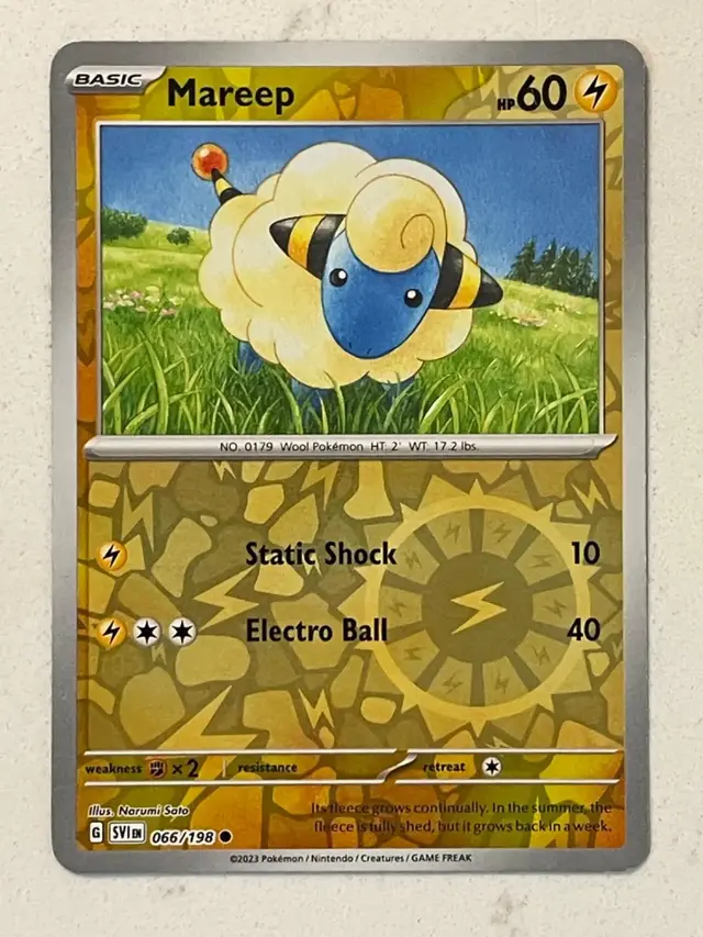 Mareep [Reverse Holo] - Pokemon Scarlet & Violet #66