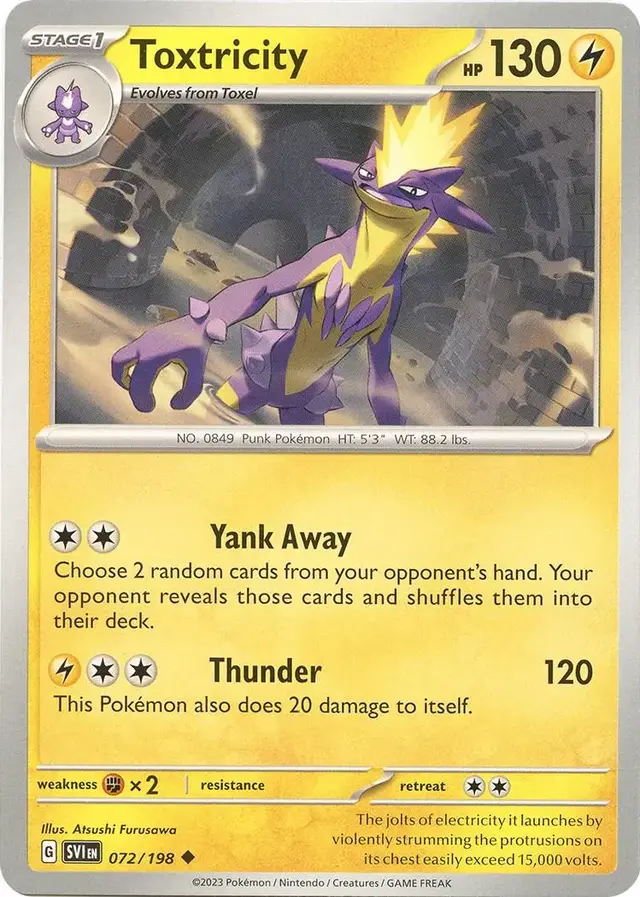 Toxtricity - Pokemon Scarlet & Violet #72