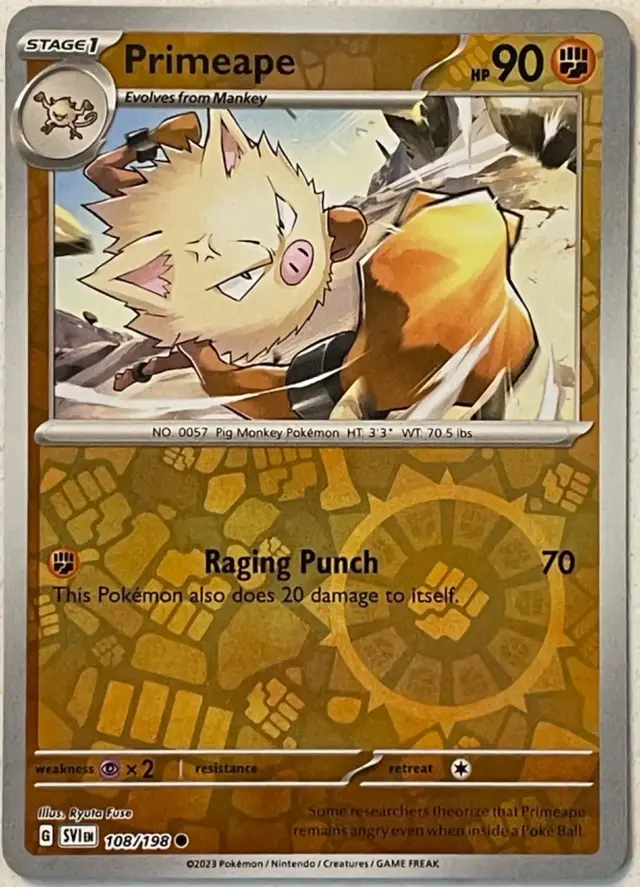 Primeape [Reverse Holo]