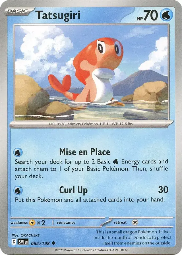 Tatsugiri - Pokemon Scarlet & Violet #62