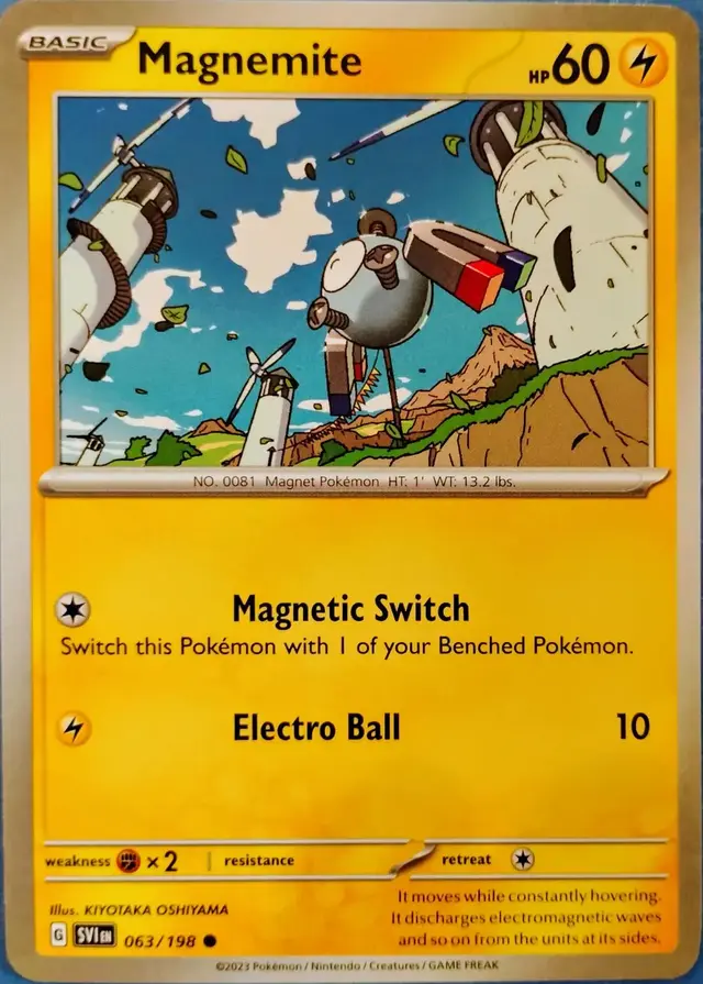 Magnemite - Pokemon Scarlet & Violet #63