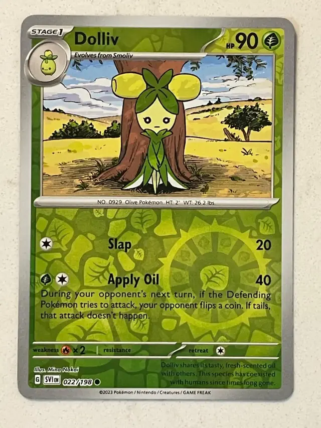 Dolliv [Reverse Holo] - Pokemon Scarlet & Violet #22