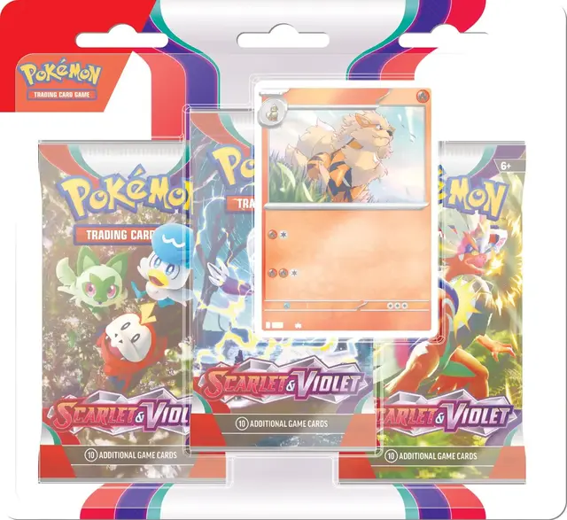 Arcanine 3-Pack Blister