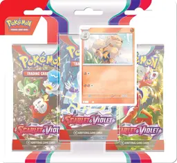 Arcanine 3-Pack Blister - Pokemon Scarlet & Violet