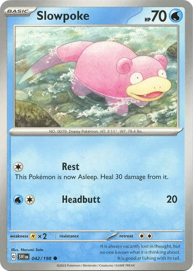 Slowpoke - Pokemon Scarlet & Violet #42