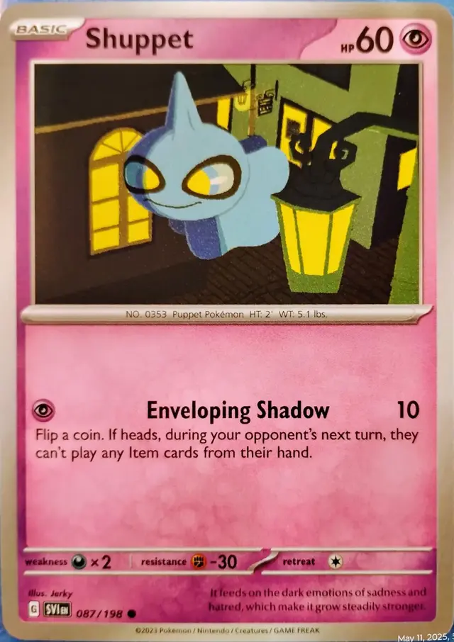Shuppet - Pokemon Scarlet & Violet #87