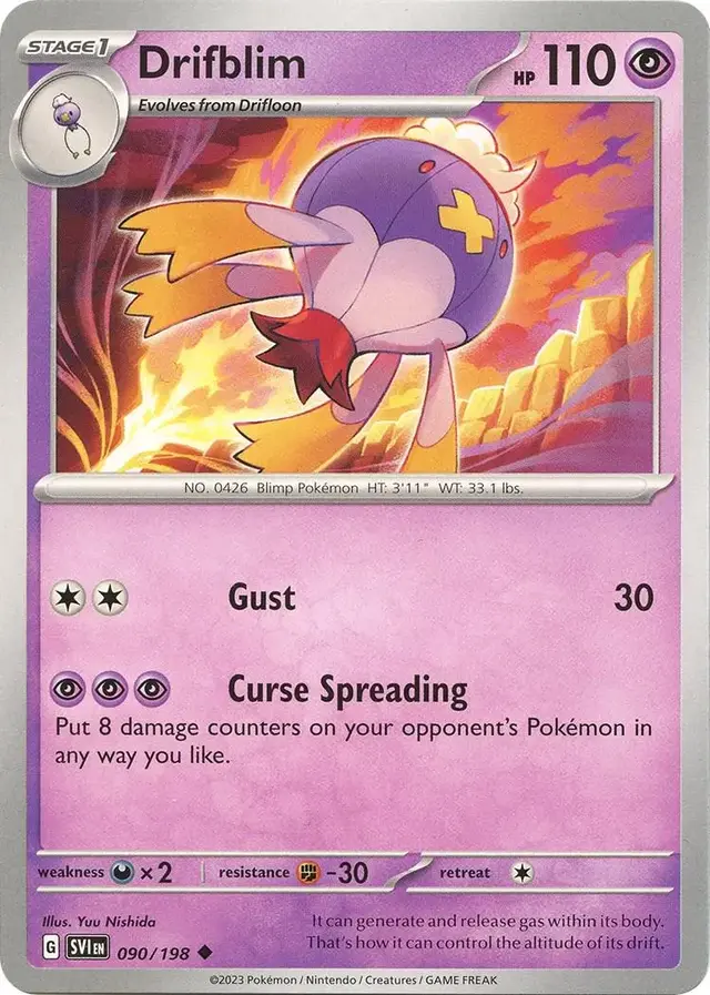 Drifblim - Pokemon Scarlet & Violet #90