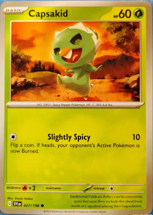 Capsakid - Pokemon Scarlet & Violet #27