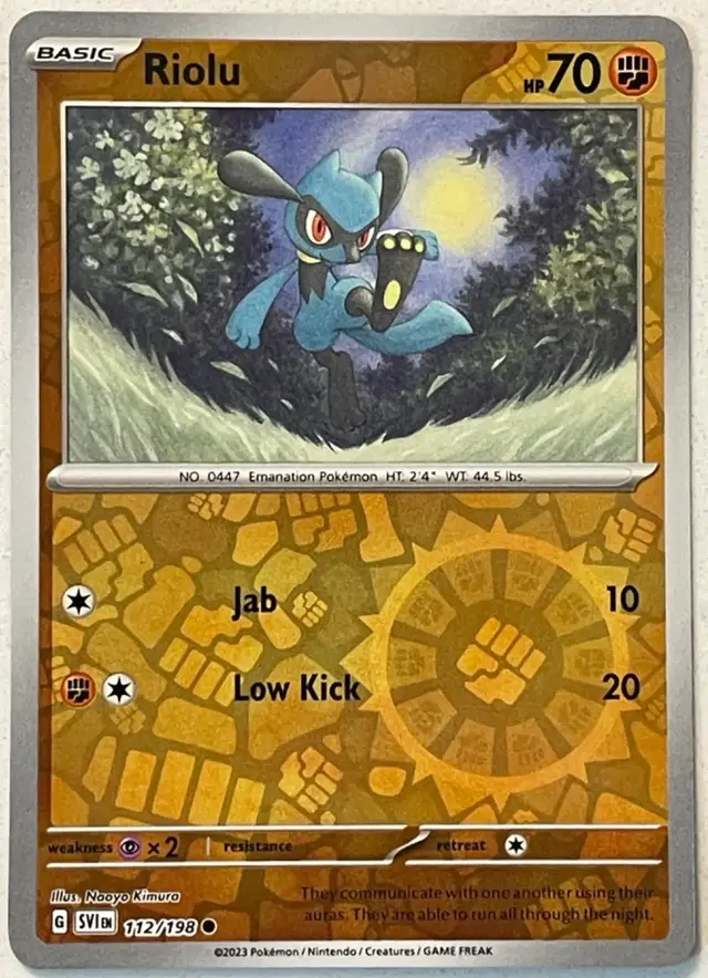 Riolu [Reverse Holo]