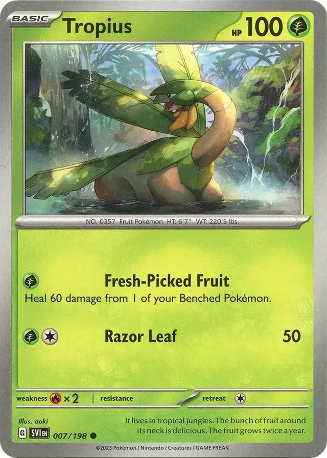 Tropius - Pokemon Scarlet & Violet #7