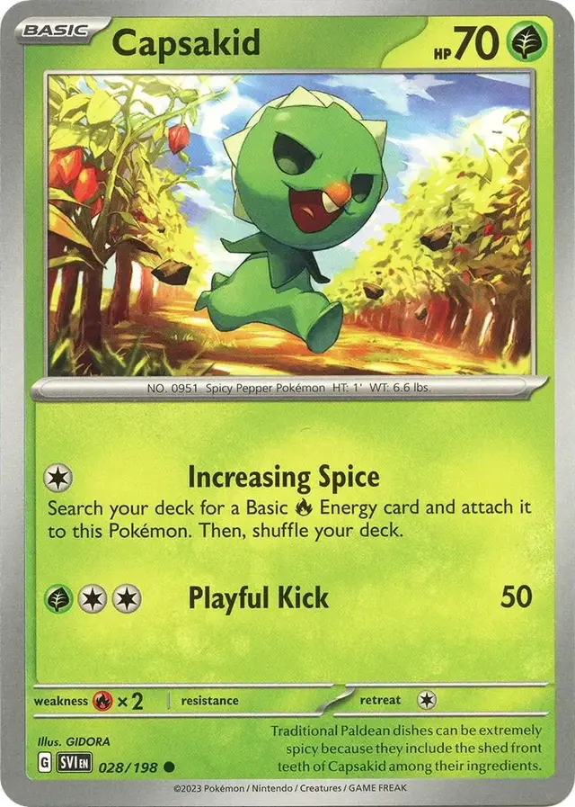 Capsakid - Pokemon Scarlet & Violet #28
