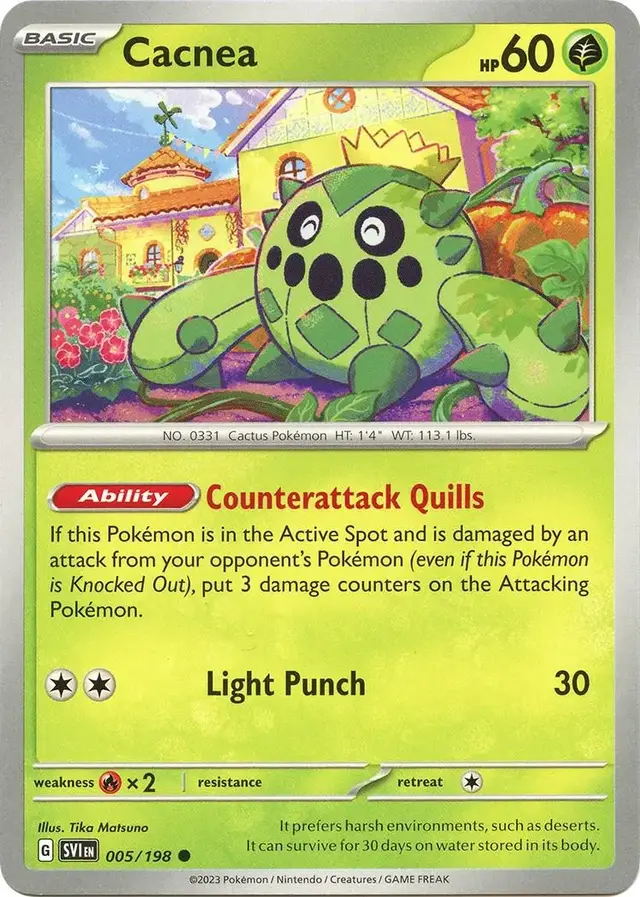 Cacnea - Pokemon Scarlet & Violet #5