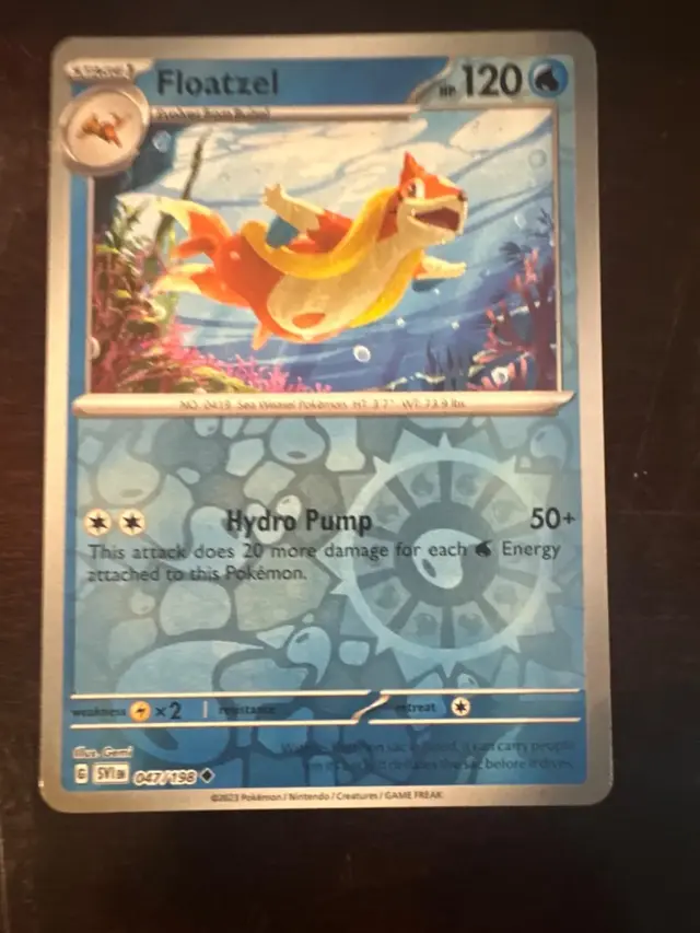 Floatzel [Reverse Holo] - Pokemon Scarlet & Violet #47