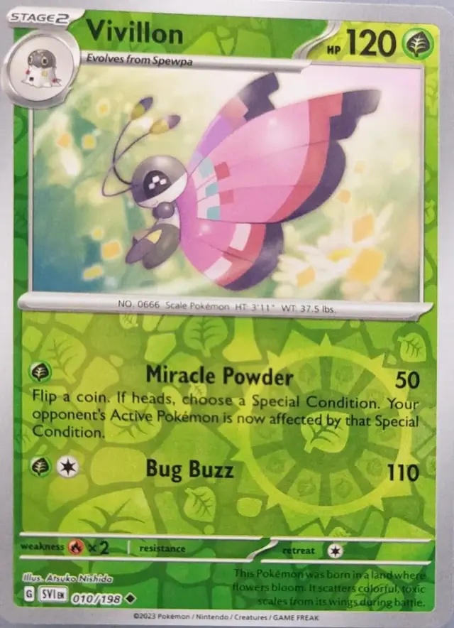 Vivillon [Reverse Holo] - Pokemon Scarlet & Violet #10