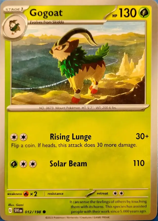 Gogoat - Pokemon Scarlet & Violet #12