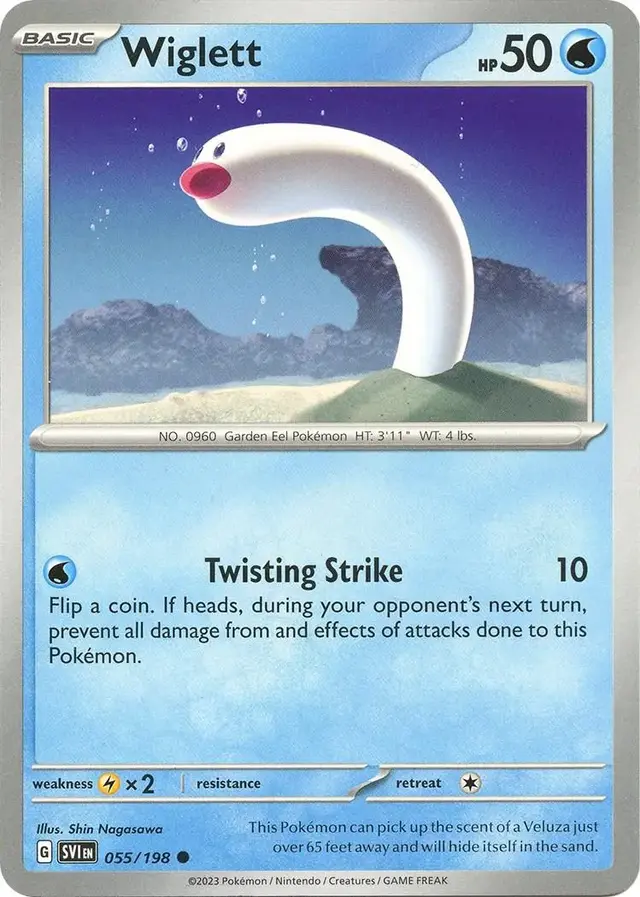 Wiglett - Pokemon Scarlet & Violet #55
