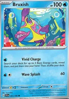 Bruxish [Reverse Holo] - Pokemon Scarlet & Violet #51